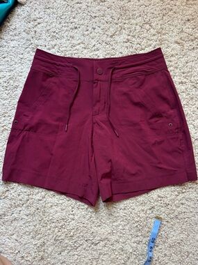 Burgundy Athletic Shorts
